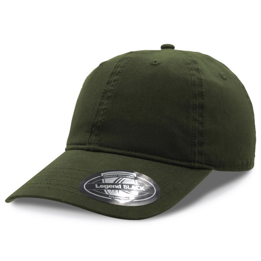 Hunter Green Legend Black Dad Caps